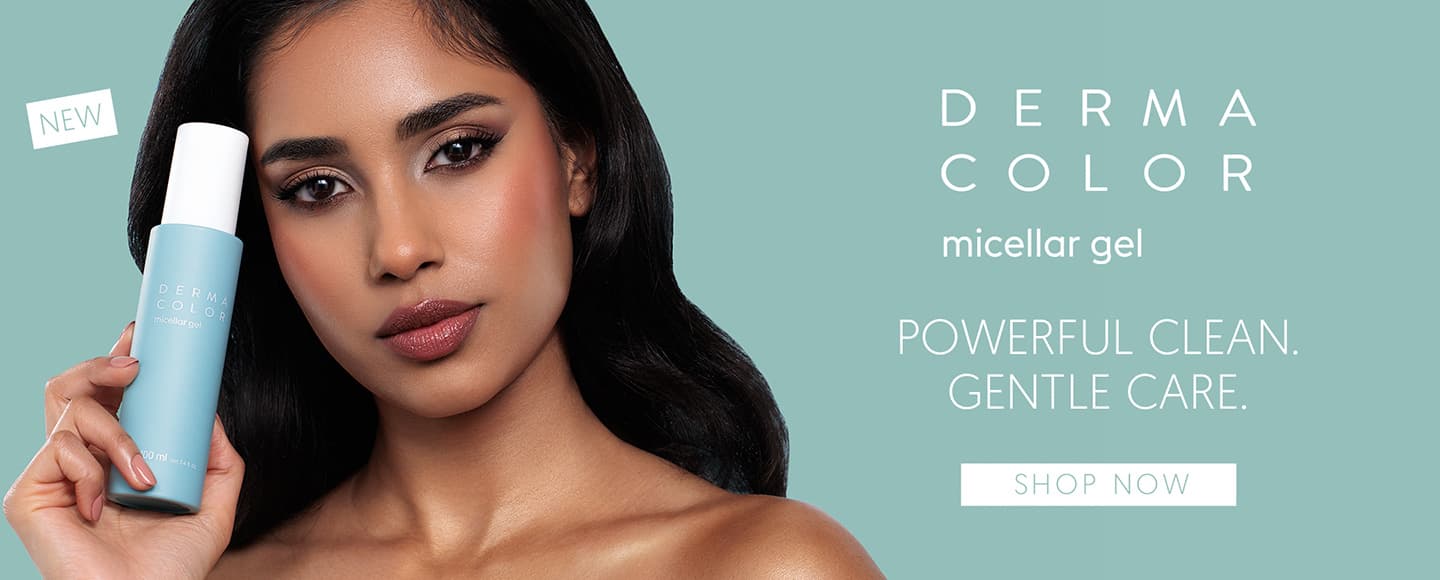 A Dermacolor micellar gel campaign image